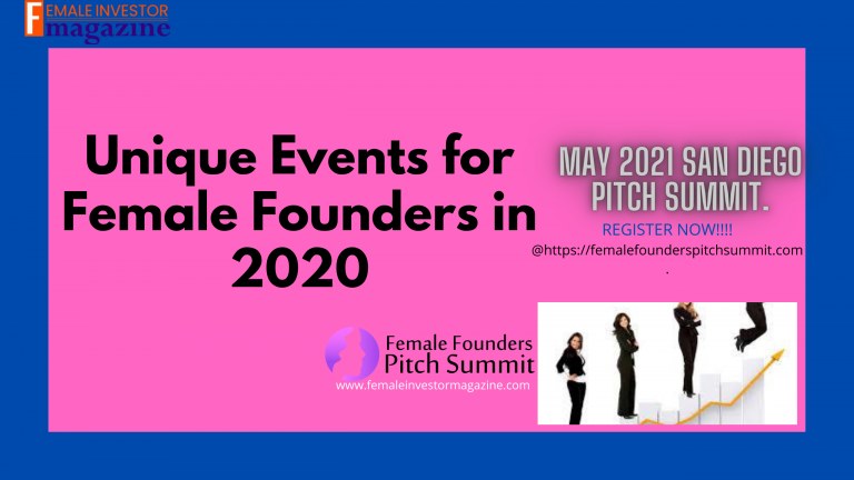 Unique Events for Female Founders in 2020